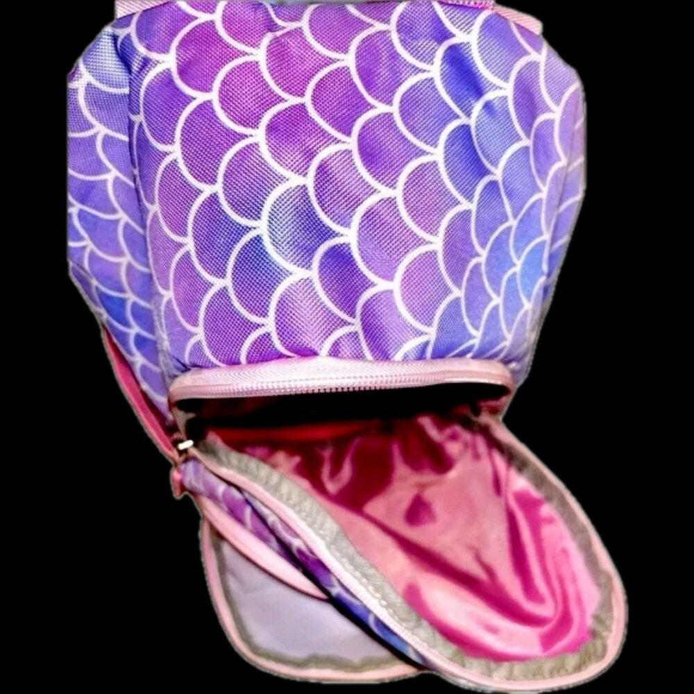 Beautiful pink purple cute euc fun fantastic reading rainbow children’s backpack - Picture 4 of 8